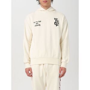 Disclaimer Sweatshirt Men Yellow Cream